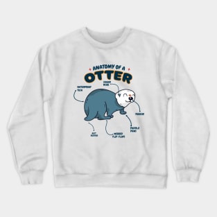 Anatomy Of An Otter Crewneck Sweatshirt